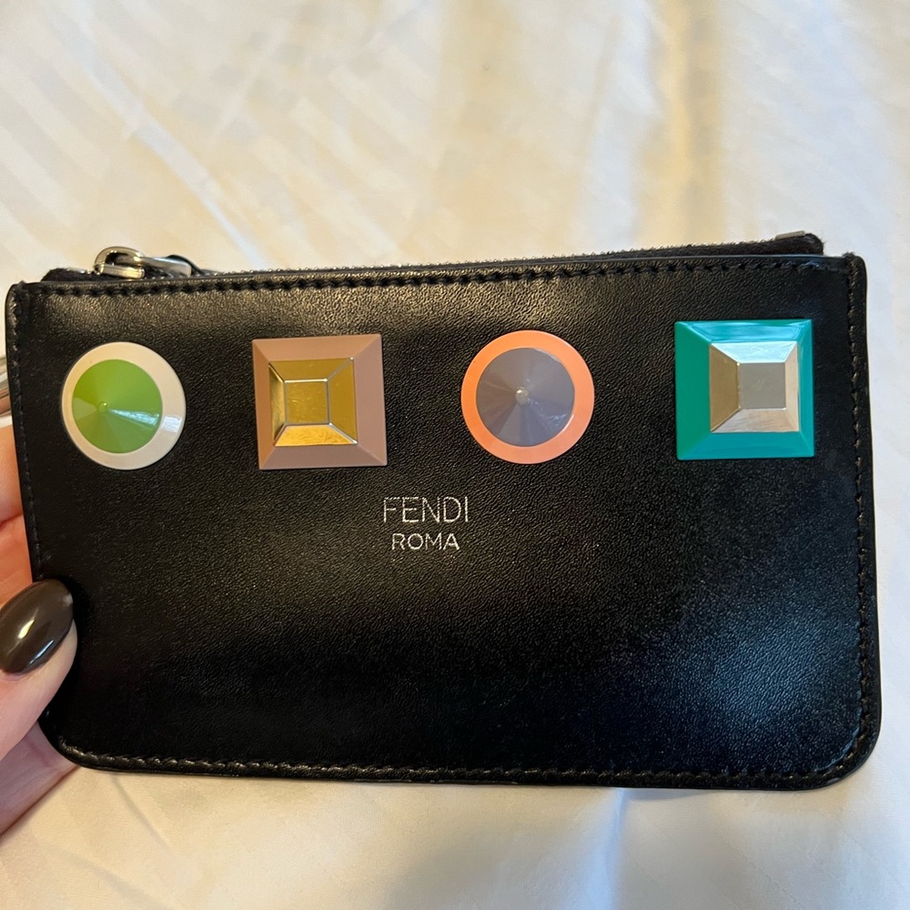 Authentic Fendi card case/key pouch